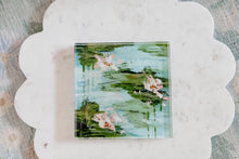 Load image into Gallery viewer, Water Lily Acrylic Block
