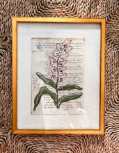 Load image into Gallery viewer, Framed Fleurs Sauvages 33, Original Artwork by Kendal Blanchard, Southern artist, Southern art, Flower art, Botanical art, Textured art, Collaged art, Classic artwork, Timeless art, Blue and white artwork, Foliage artwork, Traditional artwork, Original artwork, Traditional home artwork, Painted flowers, Botanicals Florals, Floral artwork, Coastal artwork
