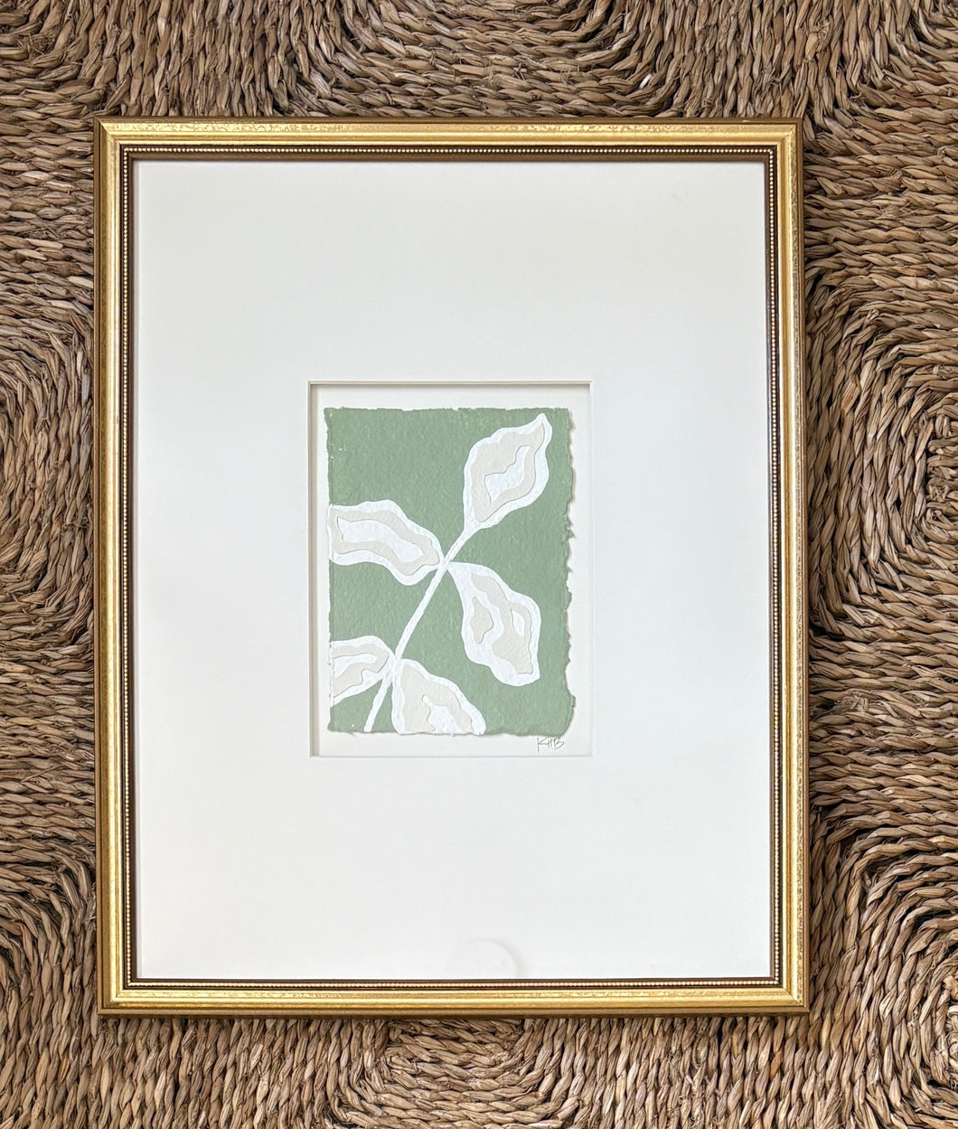 Olive Branch Fragment, Original Artwork by Kendal Blanchard, Southern artist, Southern art, Flower art, Botanical art, Textured art, Collaged art, Classic artwork, Timeless art, Blue and white artwork, Foliage artwork, Traditional artwork, Original artwork, Traditional home artwork, Painted flowers, Botanicals Florals, Floral artwork, Coastal artwork