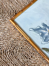 Load image into Gallery viewer, Wild Flowers IX, Original Artwork by Kendal Blanchard, Southern artist, Southern art, Flower art, Botanical art, Textured art, Collaged art, Classic artwork, Timeless art, Blue and white artwork, Foliage artwork, Traditional artwork, Original artwork, Traditional home artwork, Painted flowers, Botanicals Florals, Floral artwork, Coastal artwork
