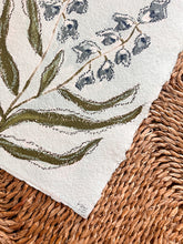 Load image into Gallery viewer, Unframed Fleurs Sauvages 46, Original Artwork by Kendal Blanchard, Southern artist, Southern art, Flower art, Botanical art, Textured art, Collaged art, Classic artwork, Timeless art, Blue and white artwork, Foliage artwork, Traditional artwork, Original artwork, Traditional home artwork, Painted flowers, Botanicals Florals, Floral artwork, Coastal artwork
