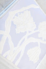 Load image into Gallery viewer, Parrot Tulips in Lavender, Original Artwork by Kendal Blanchard, Southern artist, Southern art, Flower art, Botanical art, Textured art, Collaged art, Classic artwork, Timeless art, Blue and white artwork, Foliage artwork, Traditional artwork, Original artwork, Traditional home artwork, Painted flowers, Botanicals  Florals, Floral artwork, Coastal artwork
